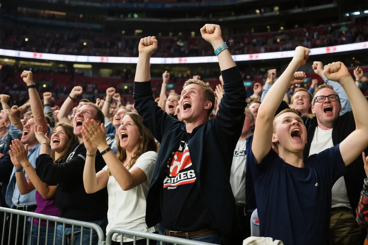 体育现场氛围图